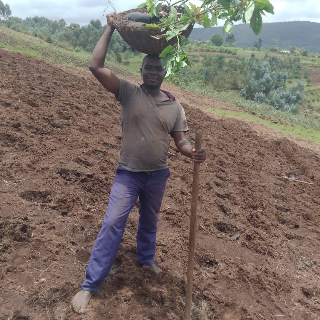 Refugees participating in church services and community activities