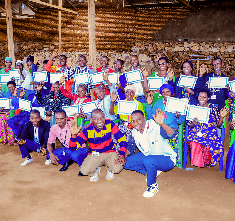 Community members at AVC Burundi event